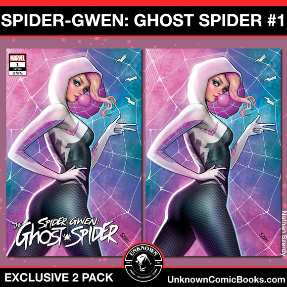 [2 Pack] Spider-Gwen: The Ghost-Spider #1 Unknown Comics Nathan Szerdy Exclusive Var (05/22/2024)