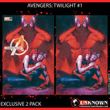[2 Pack] Avengers: Twilight #1 Unknown Comics Davide Paratore Exclusive Var (01/17/2024)