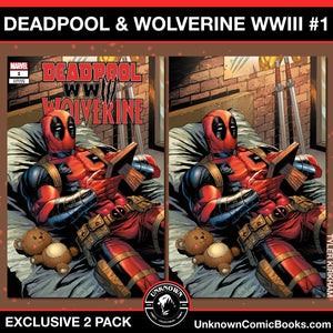 [2 Pack] Deadpool & Wolverine: Wwiii #1 Unknown Comics Tyler Kirkham Exclusive Var (05/01/2024)