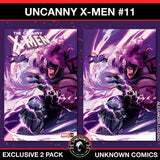 [2 PACK] Uncanny X-Men #11 Unknown Comic Alexander Lozano Exclusive Var (03/05/2025)