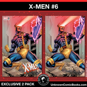 [2 PACK] X-MEN #6 UNKNOWN COMICS TYLER KIRKHAM CONNECTING COVER EXCLUSIVE VAR (10/23/2024)