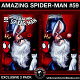 [2 PACK] AMAZING SPIDER-MAN #59 UNKNOWN COMICS NATHAN SZERDY EXCLUSIVE VAR (10/09/2024)