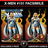 [2 PACK] X-Men #131 Facsimile Unknown Comics Dan Panosian Exclusive Var (01/29/2025)