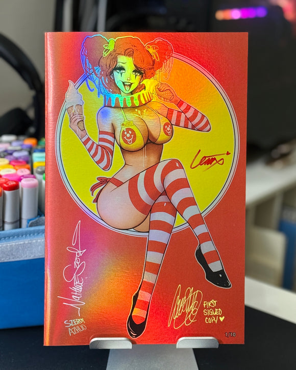 (1ST SIGNED COPY FOIL) Zirty Girlz #5 Leirix McHottie