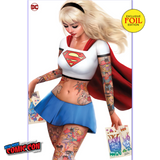 [Signed by Nathan Szerdy] [FOIL] ACTION COMICS PRESENTS DOOMSDAY SPECIAL #1 (ONE SHOT) NATHAN SZERDY (616) EXCLUSIVE TATTOO FOIL NYCC VIRGIN VAR [IN STOCK]