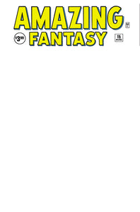 AMAZING FANTASY #15 FACSIMILE EDITION UNKNOWN COMICS BLANK EXCLUSIVE (10/09/2019)