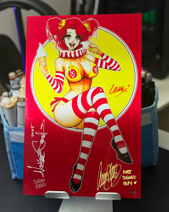 (1ST SIGNED COPY METAL) Zirty Girlz #5 Leirix McHottie