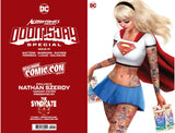 [Signed by Nathan Szerdy] [FOIL] ACTION COMICS PRESENTS DOOMSDAY SPECIAL #1 (ONE SHOT) NATHAN SZERDY (616) EXCLUSIVE TATTOO FOIL NYCC VIRGIN VAR [IN STOCK]