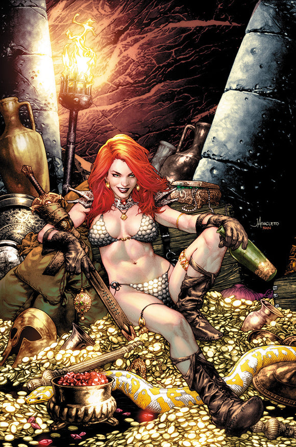 IMMORTAL RED SONJA #2 UNKNOWN COMICS JAY ANACLETO EXCLUSIVE VIRGIN VAR (05/11/2022)