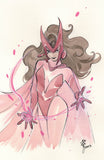 SCARLET WITCH & QUICKSILVER 1 UNKNOWN COMICS PEACH MOMOKO EXCLUSIVE VIRGIN VAR (02/14/2024)