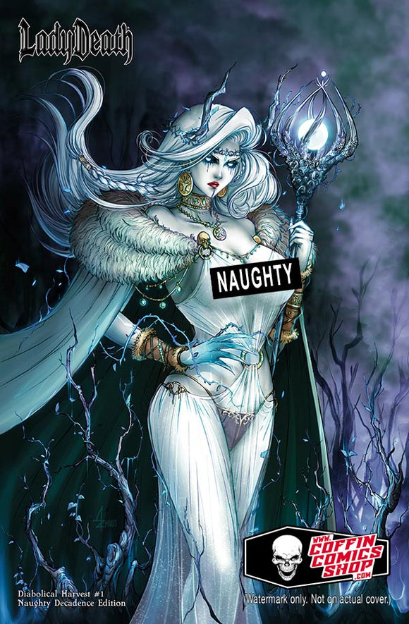 Lady Death: Diabolical Harvest #1 - Naughty Decadence Edition (AZ Artist Copy) LTD 3