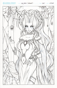 Lady Death: Enchantments #1 - Spider Edition (Cover - Ink)