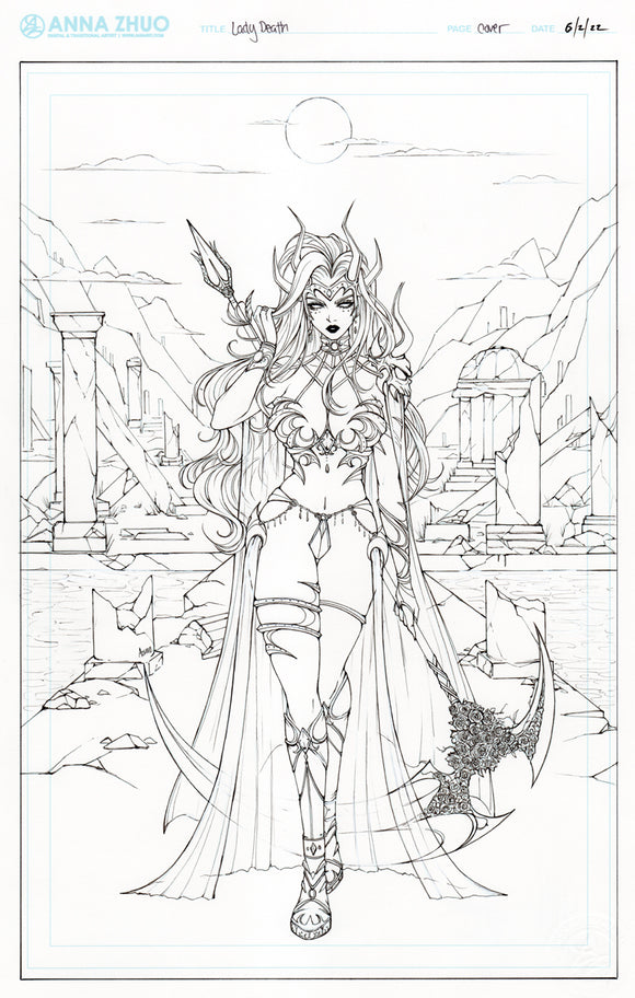 Lady Death: Imperial Requiem #1 (Cover - Ink)