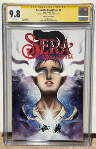 CGC SS 9.8 Sera & The Royal Stars #1 (Virgin) - 2x Signed Jon + Anna